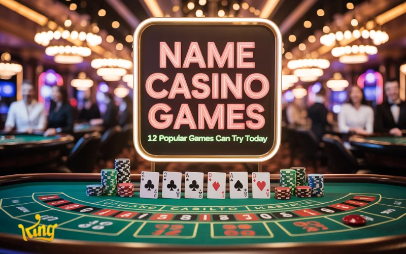 name casino games